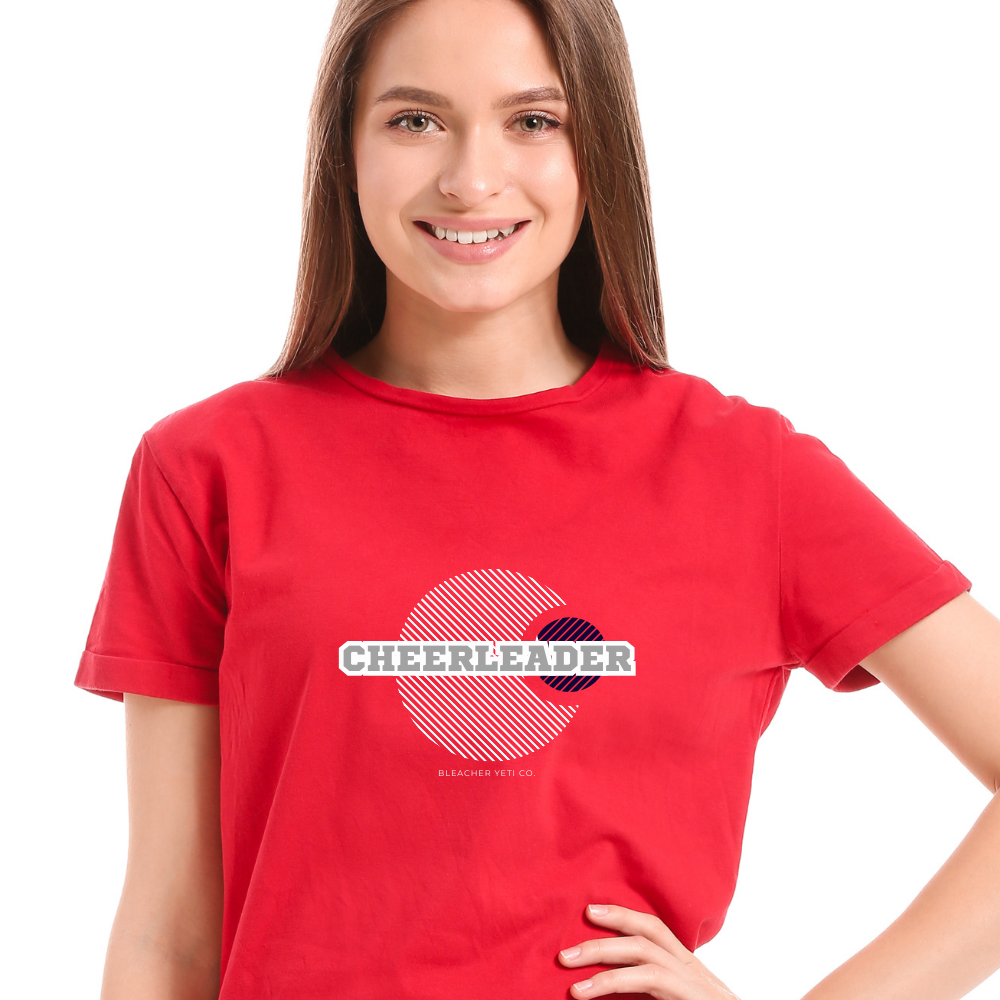 Cheerleader Red Retro Tee