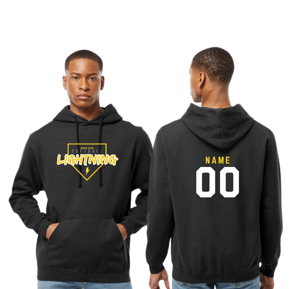 Deep Run Softball Custom Name & Number Unisex Hoodie HP