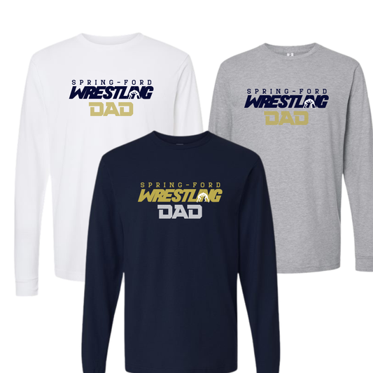 SF Wrestling LS Cotton Tee Unisex Wrestling Dad