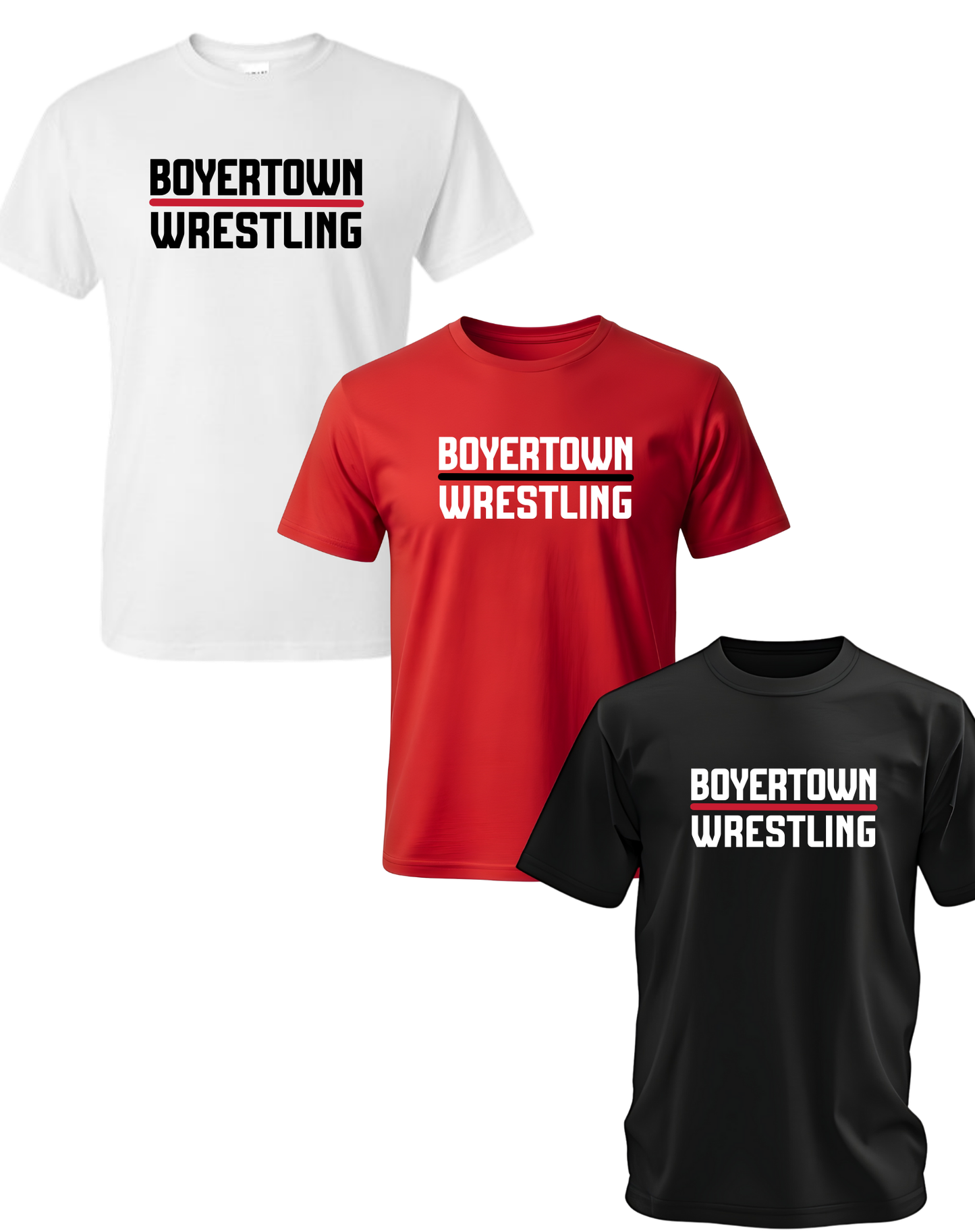 Boyertown Girls Wrestling Tee Standard