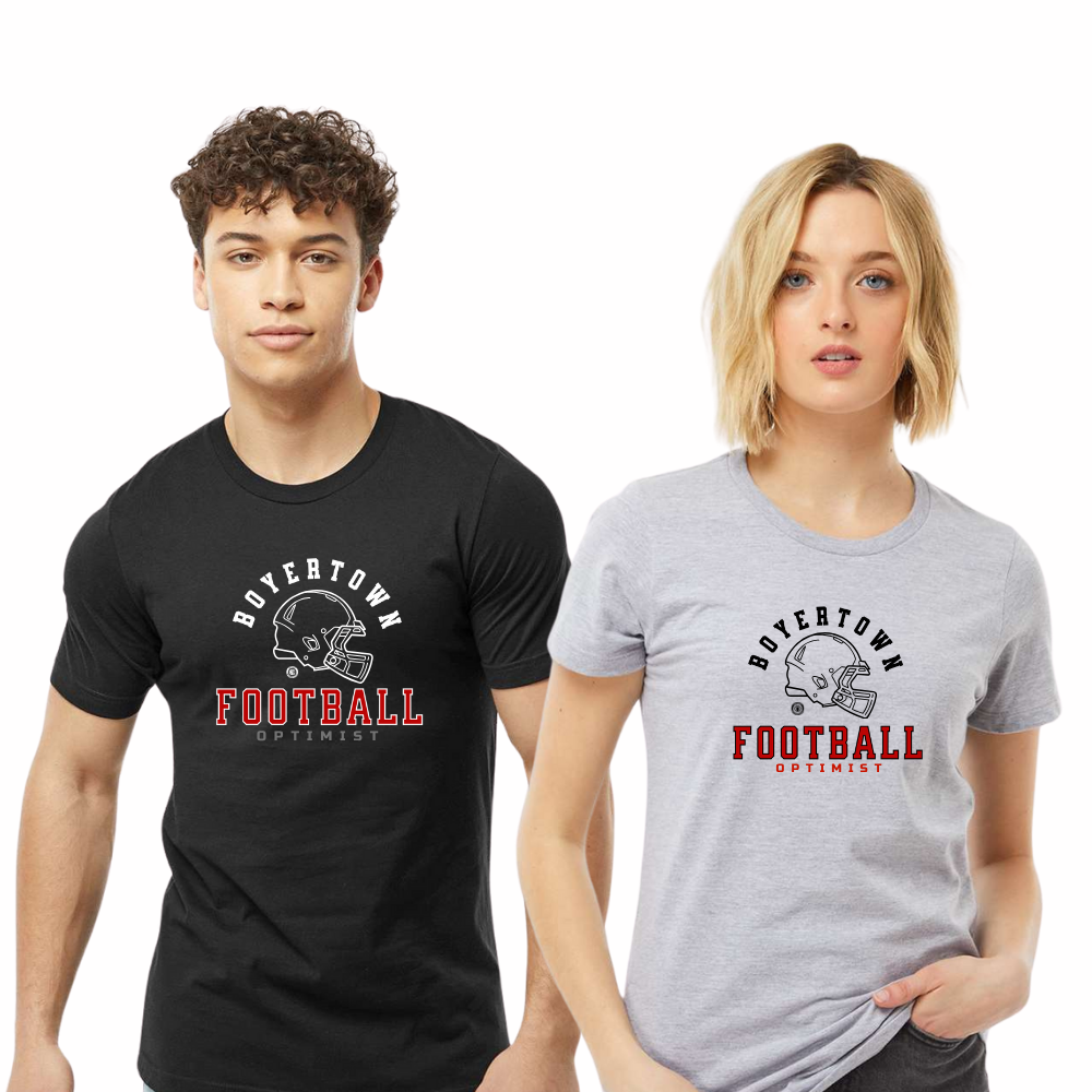 Boyertown Optimist Cotton Tee Gridiron