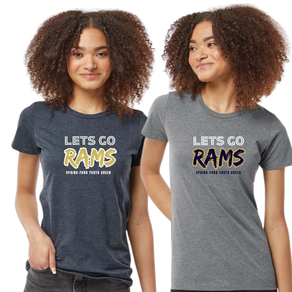 SFYFC Ladies Cotton Blend Tee LGR Cheer