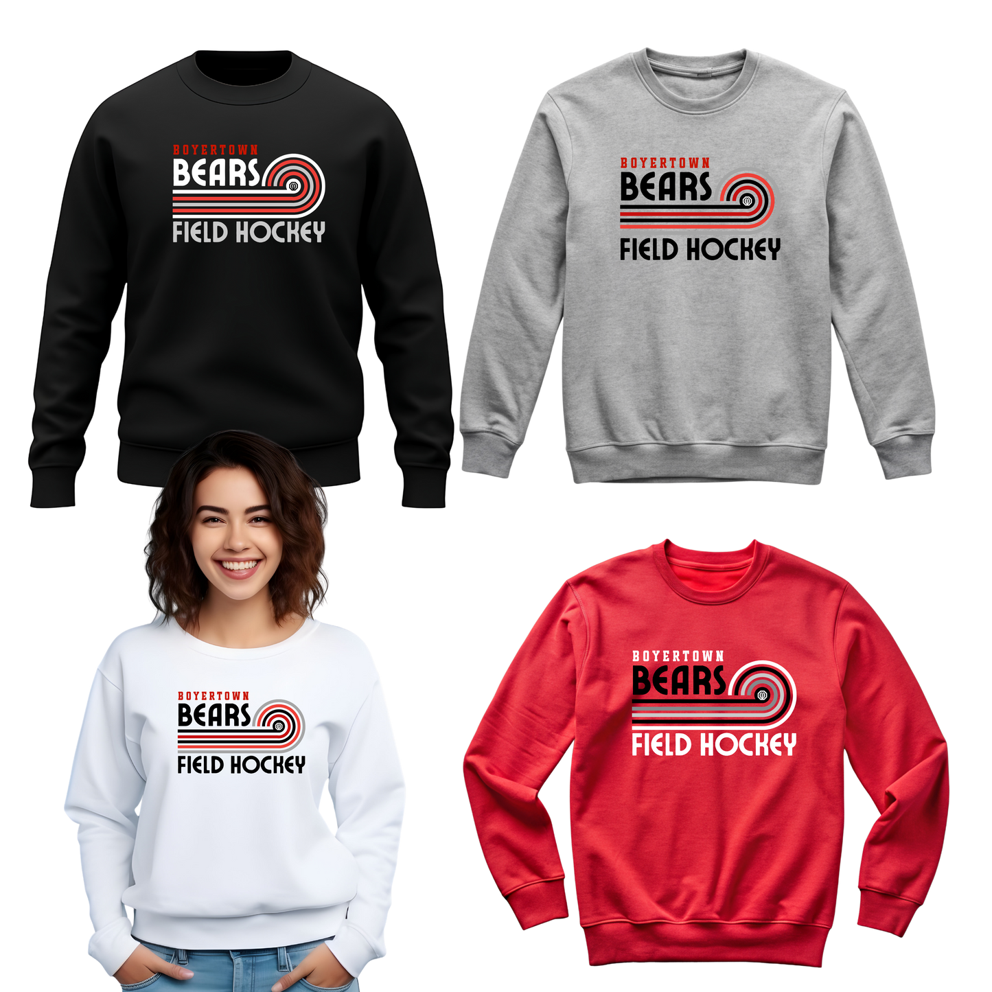 Boyertown Optimist Field Hockey Unisex Crewneck - Scoop