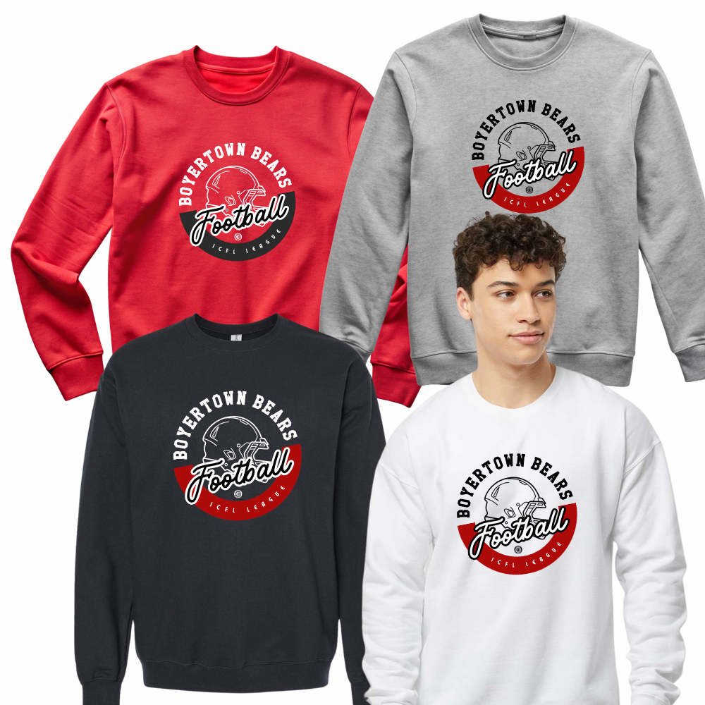 Boyertown Youth Football Unisex Crewneck Zone