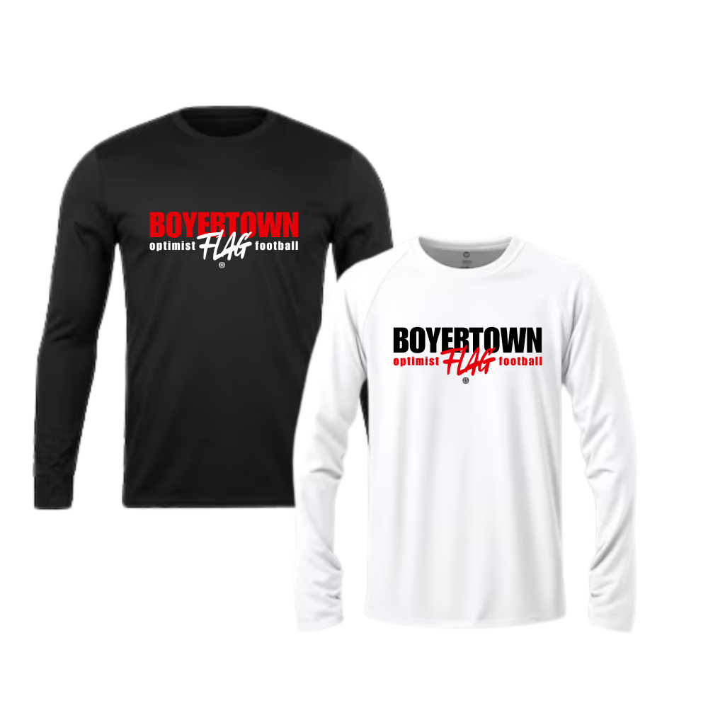 Boyertown Optimist Flag Football Juke LS Performance Tee