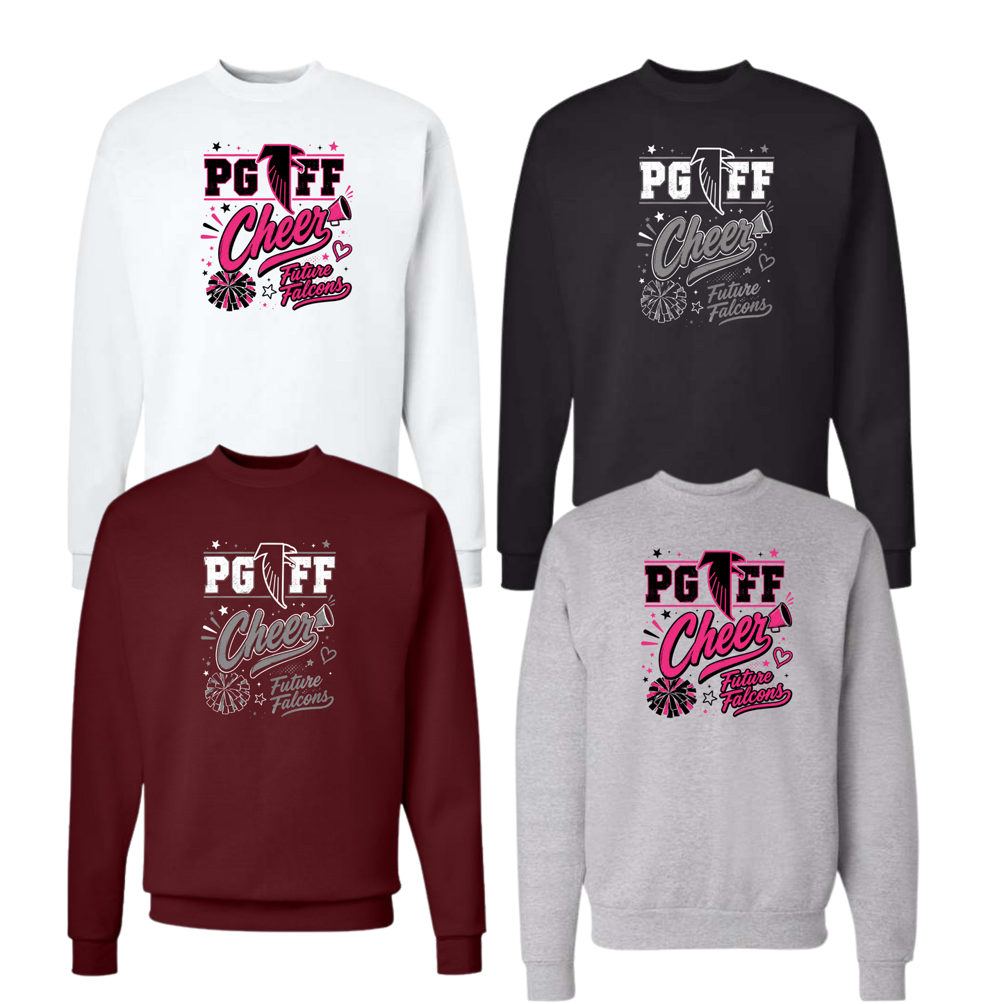 PGFF Cheer Unisex Crewneck Sweatshirt - All Out