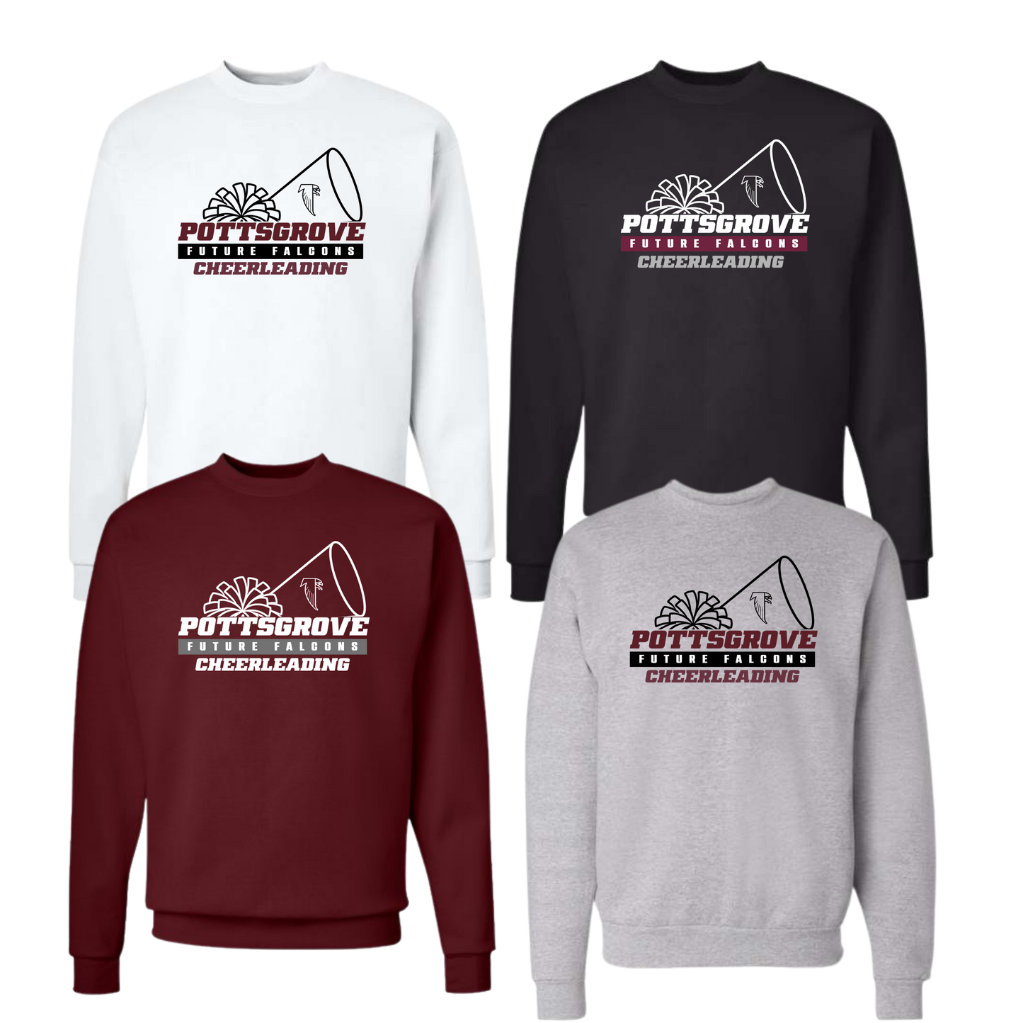 PGFF Cheer Unisex Crewneck Sweatshirt - Spirit