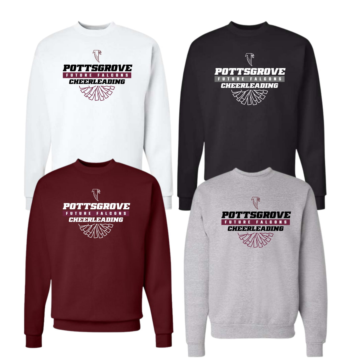 PGFF Cheer Unisex Crewneck Sweatshirt - Base