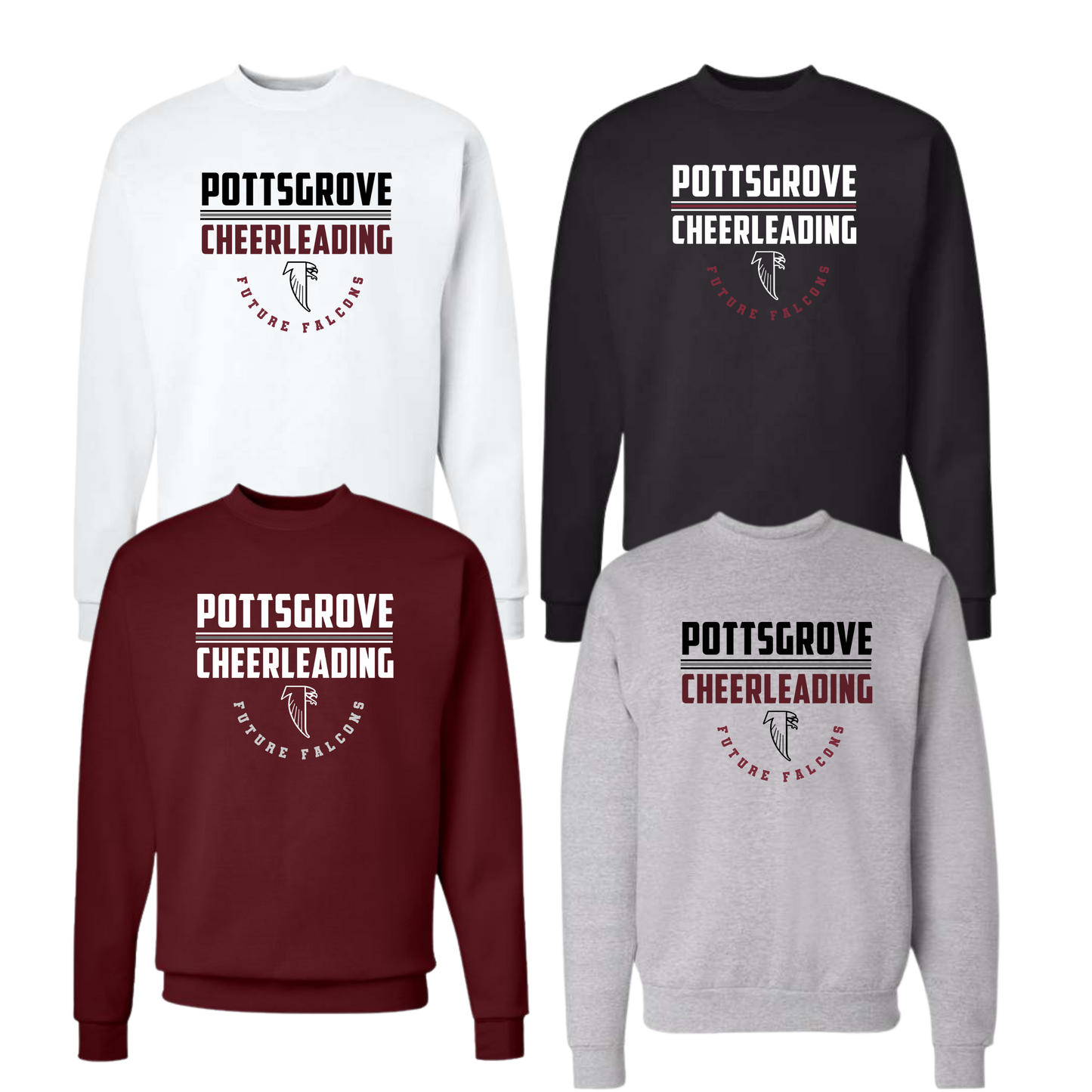 PGFF Cheer Unisex Crewneck Sweatshirt - Flyer