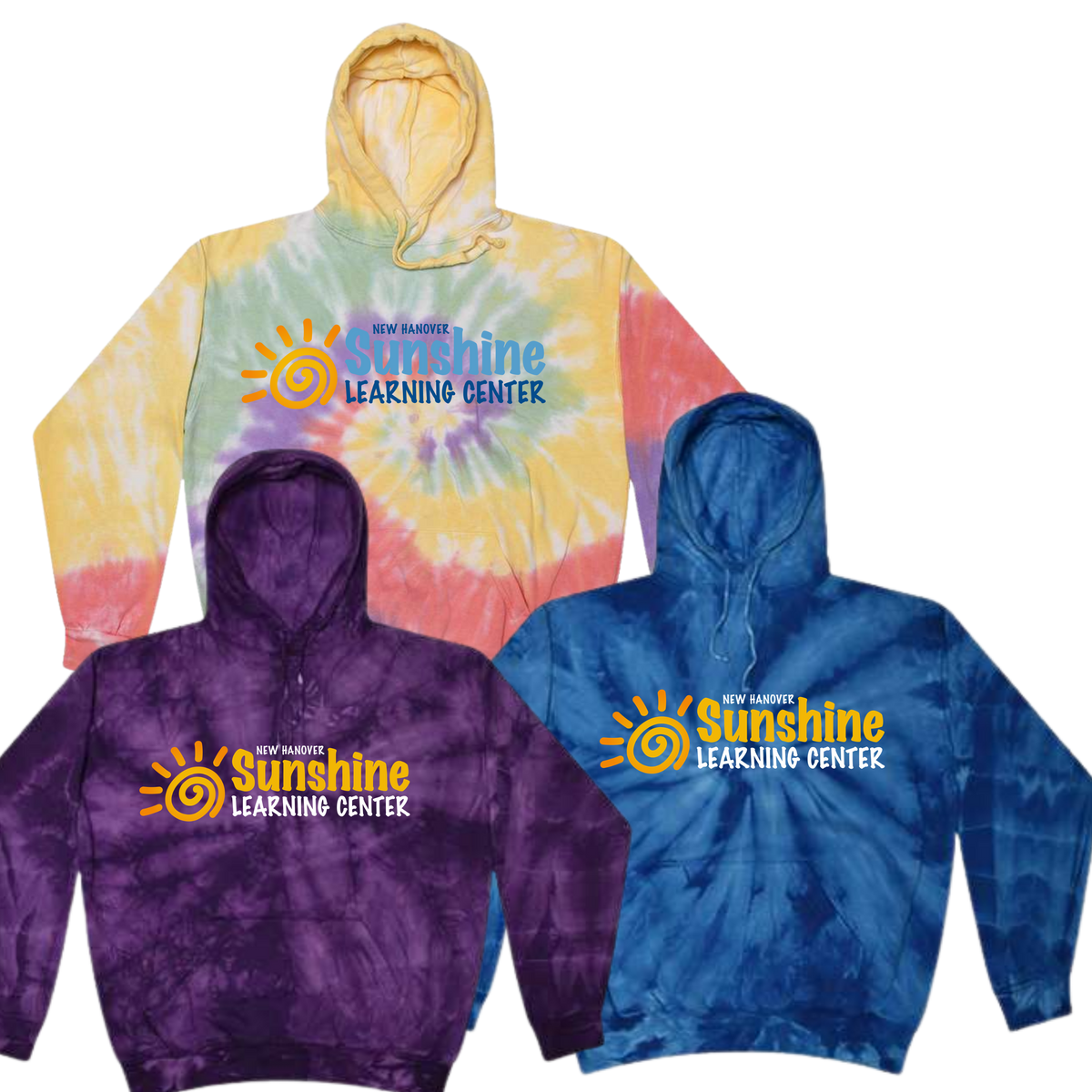 Sunshine Learning Center Tie Dye Hoodie