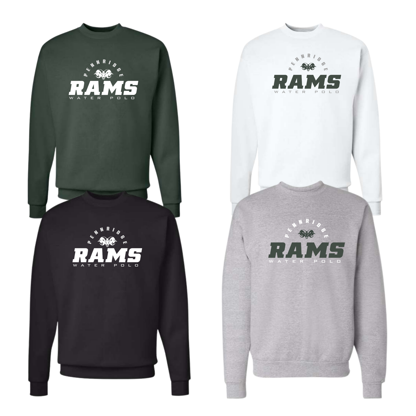 Pennridge Water Polo Unisex Crewneck - Rage