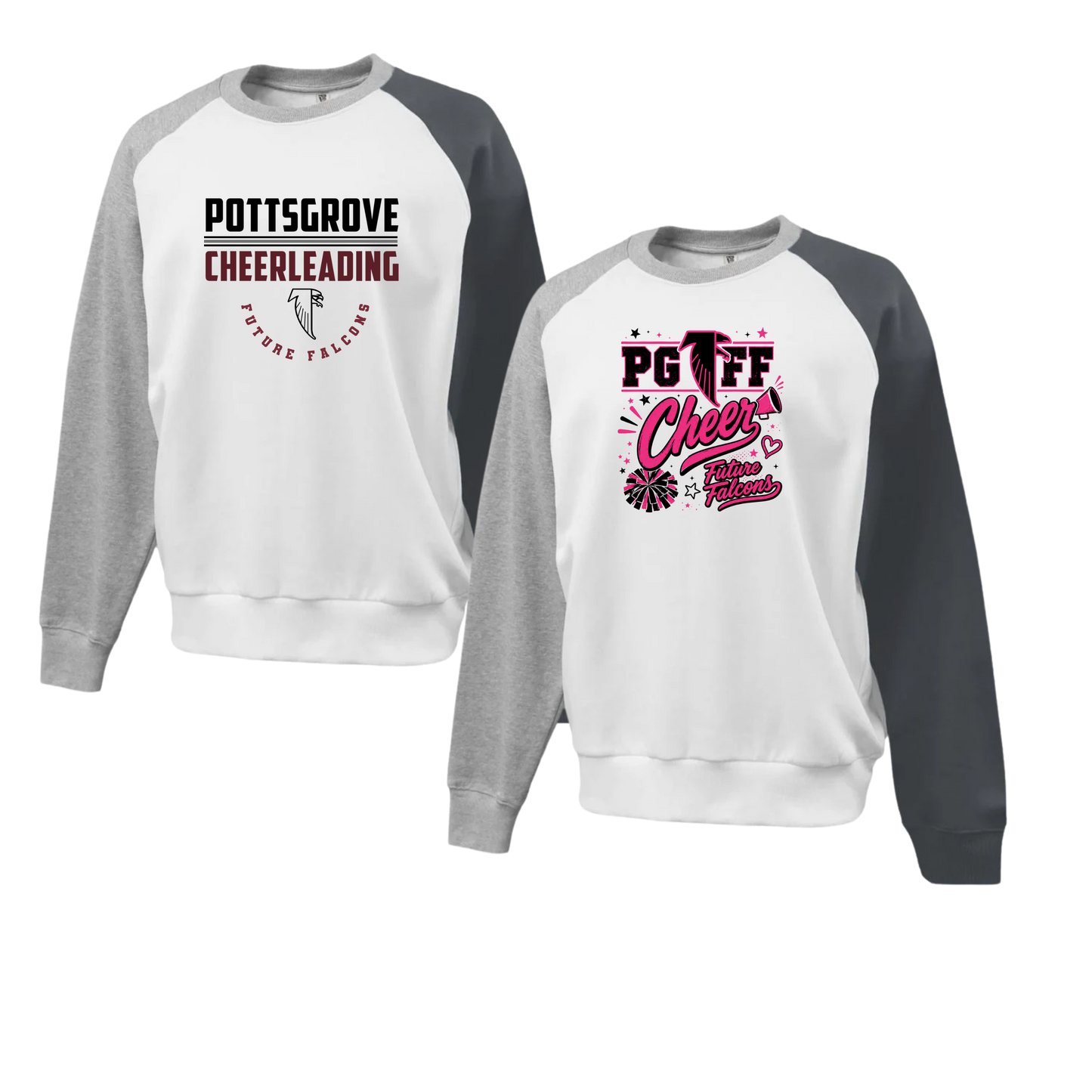 PGFF Cheer Color Block Crewneck