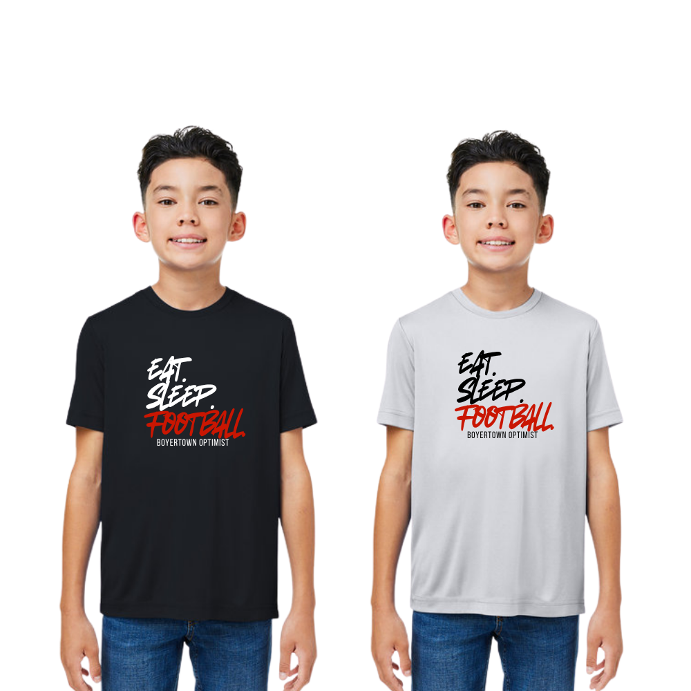 Boyertown Optimist Dri Fit Tee Eat Sleep