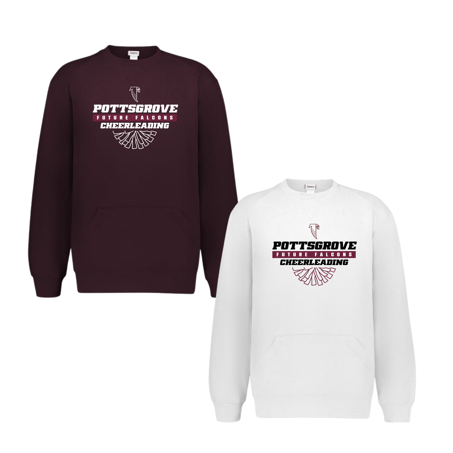 PGFF Cheer Crewneck With Front Pouch Pockets - Base