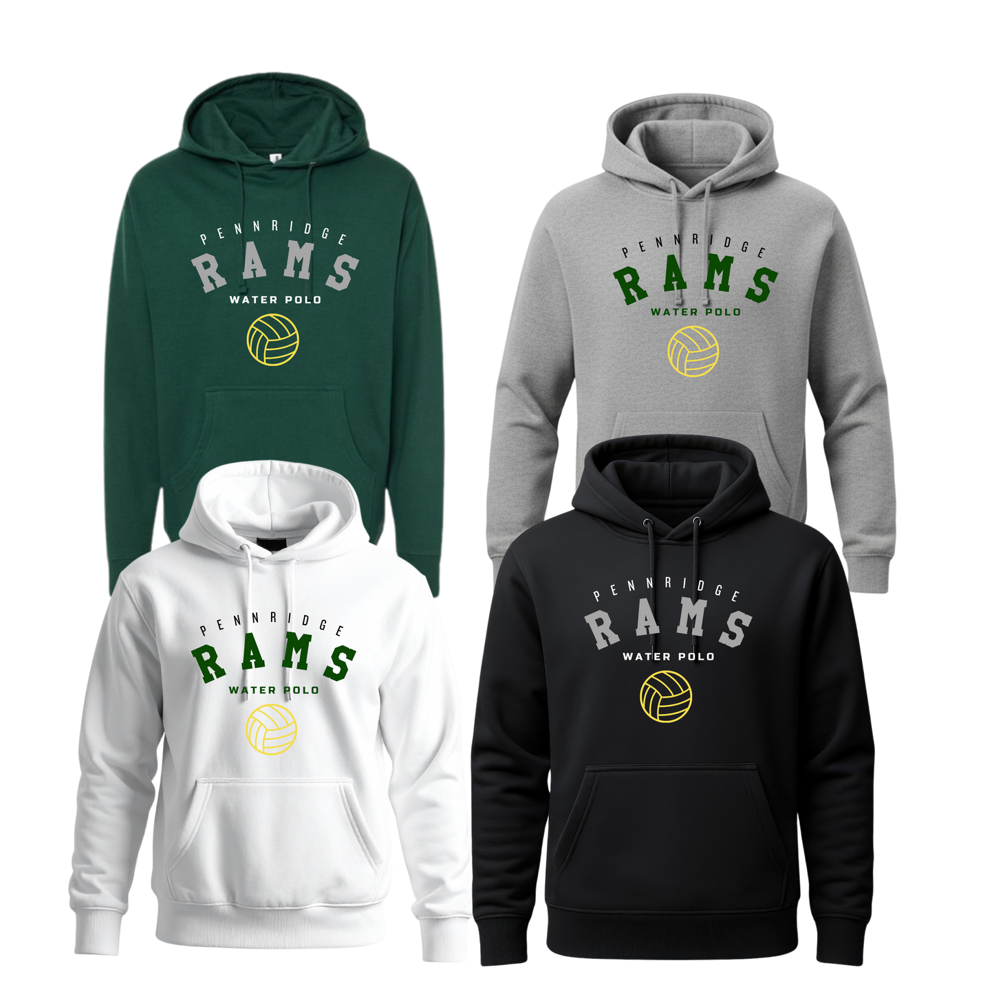 Pennridge Water Polo Unisex Hoodie First Line