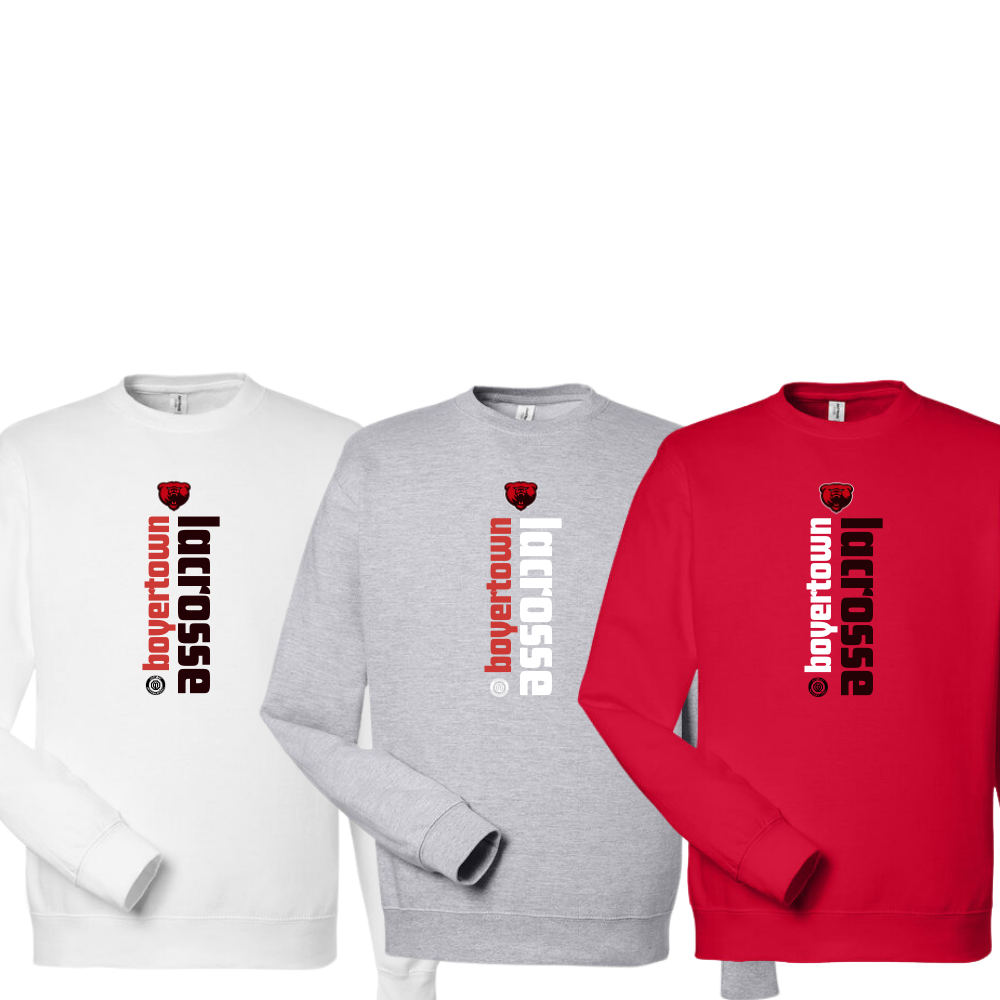 Boyertown LAX Crewneck Unisex Vertical