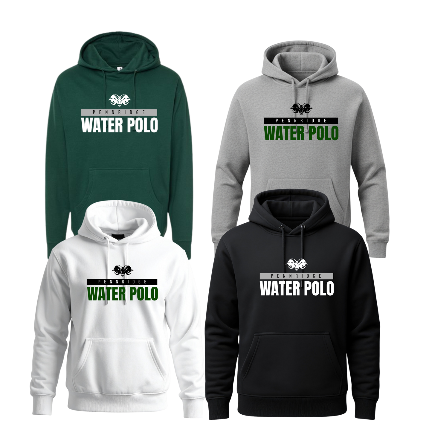 Pennridge Water Polo Unisex Hoodie All State