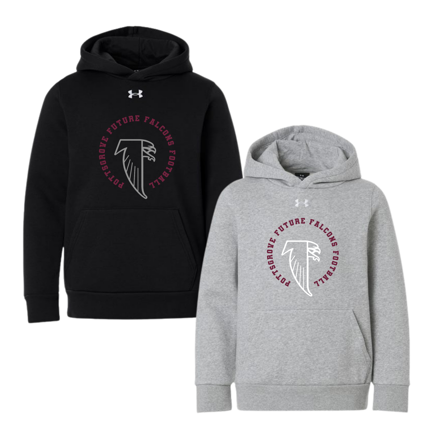 PGFF Youth Under Armour Hoodie - Hustle