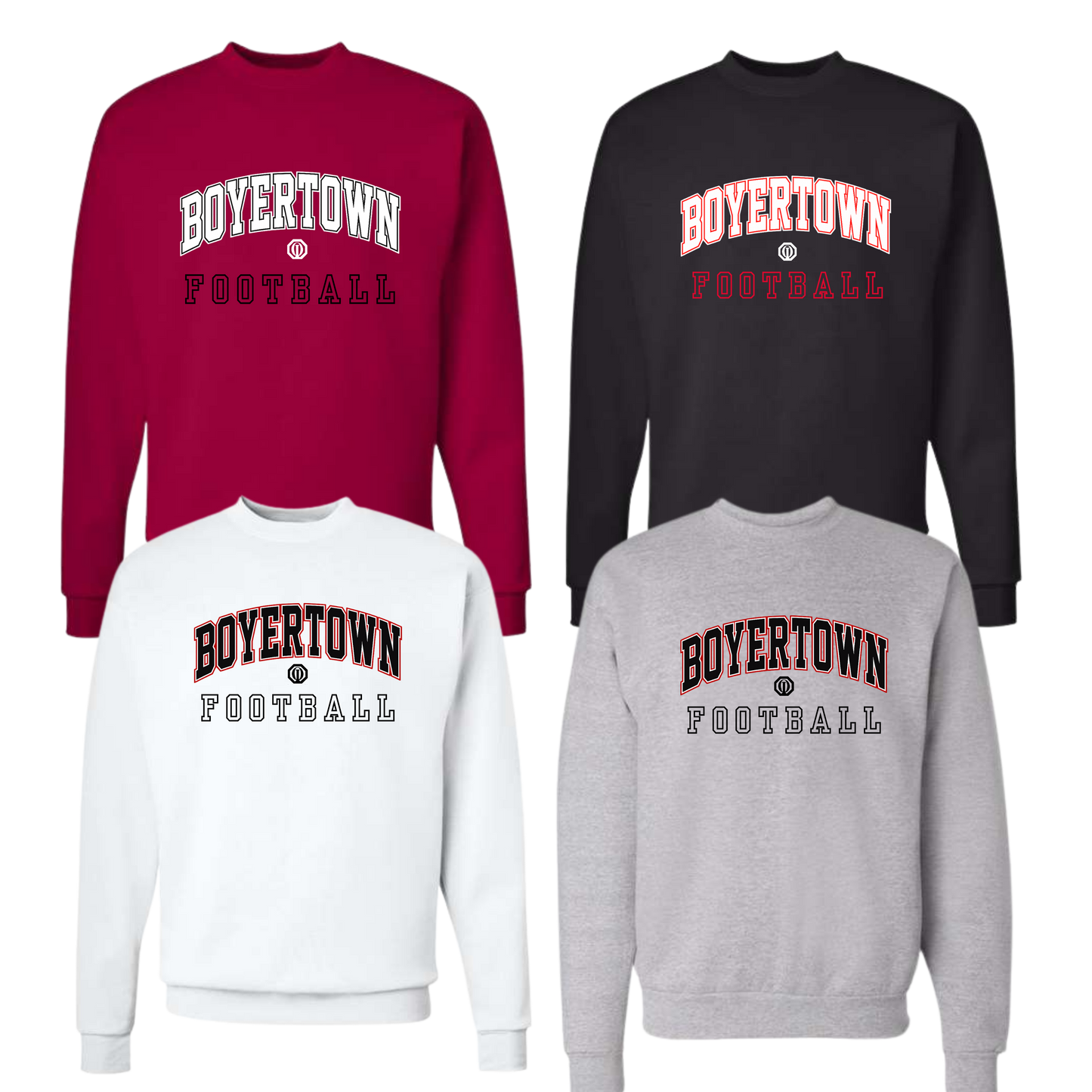 Boyertown Optimist Football Unisex Crewneck Sweatshirt - Classic