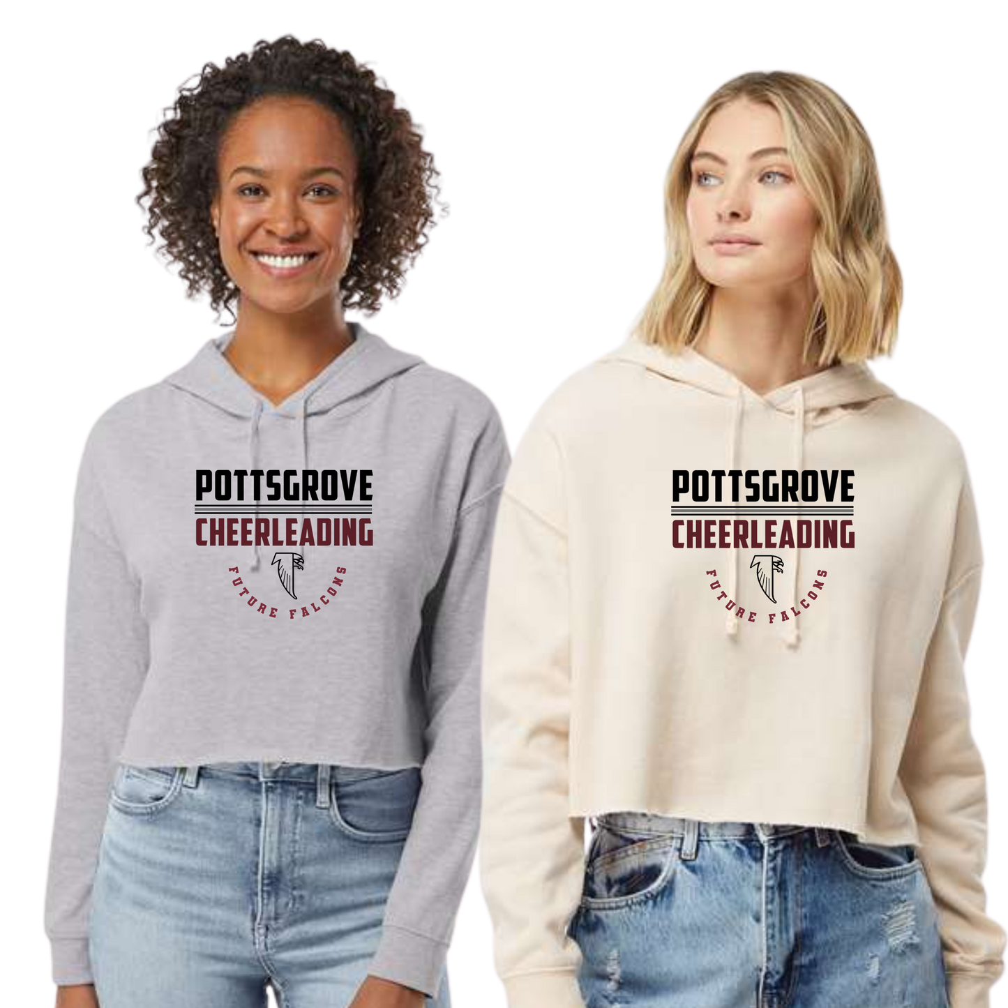 PGFF Cheer Lightweight Crop Top Hoodie - Flyer