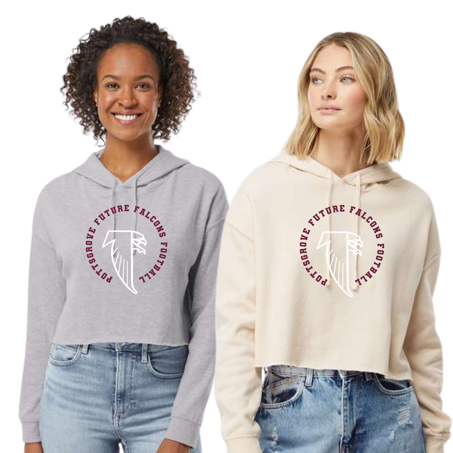 PGFF Lightweight Crop Top Hoodie - Hustle