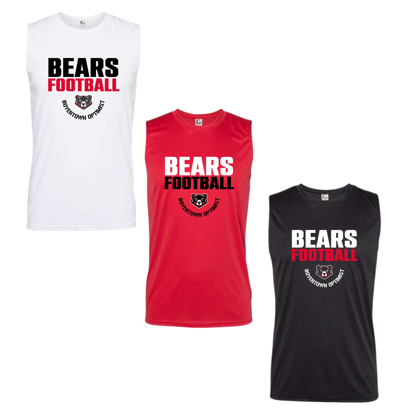Boyertown Optimist Football Sleeveless Training Tee - Dominate