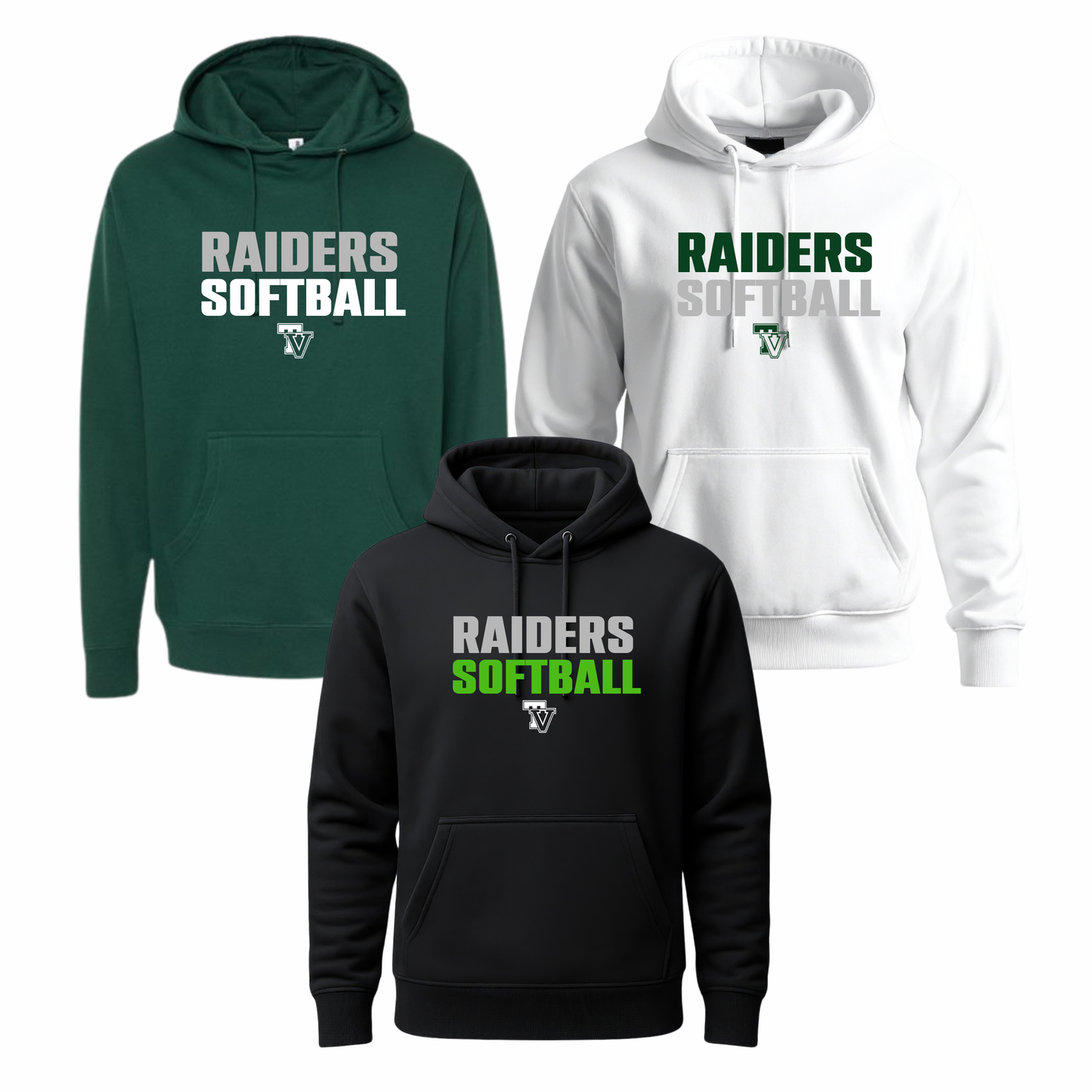 Twin Valley Softball Unisex Hoodie Stacked