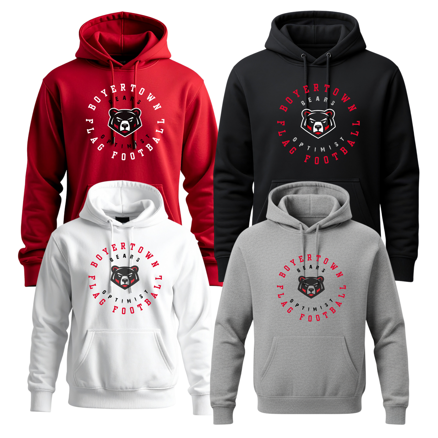 Boyertown Optimist Football Unisex Hoodie - Huddle Up