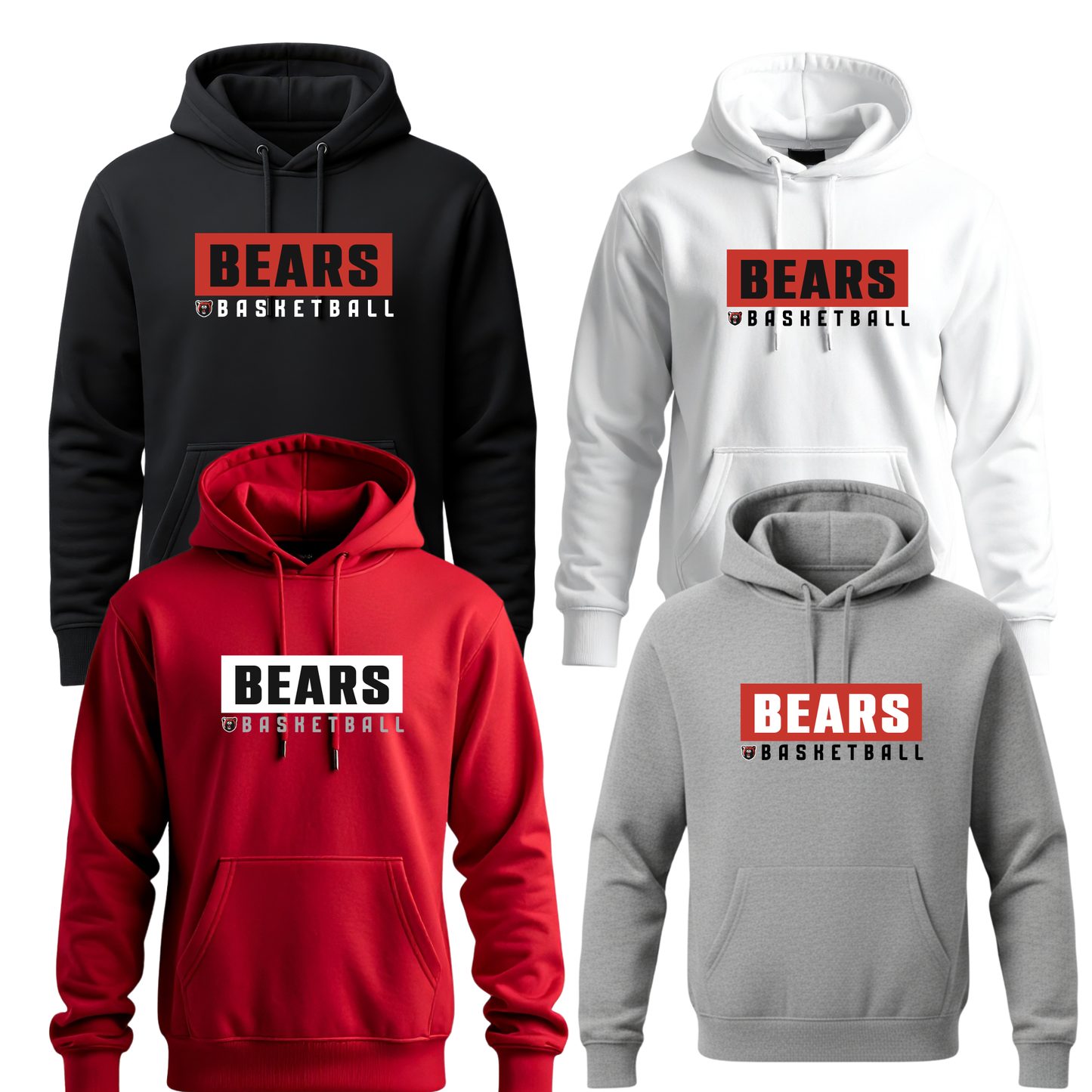 Boyertown MSW Basketball Unisex Hoodie Bold