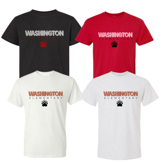 Washington Elementary Unisex Blended Tee Chalkboard