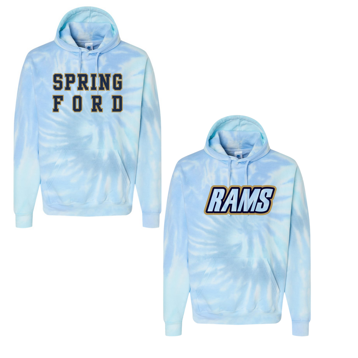 SF Unisex Tie Dye Lagoon Hoodie