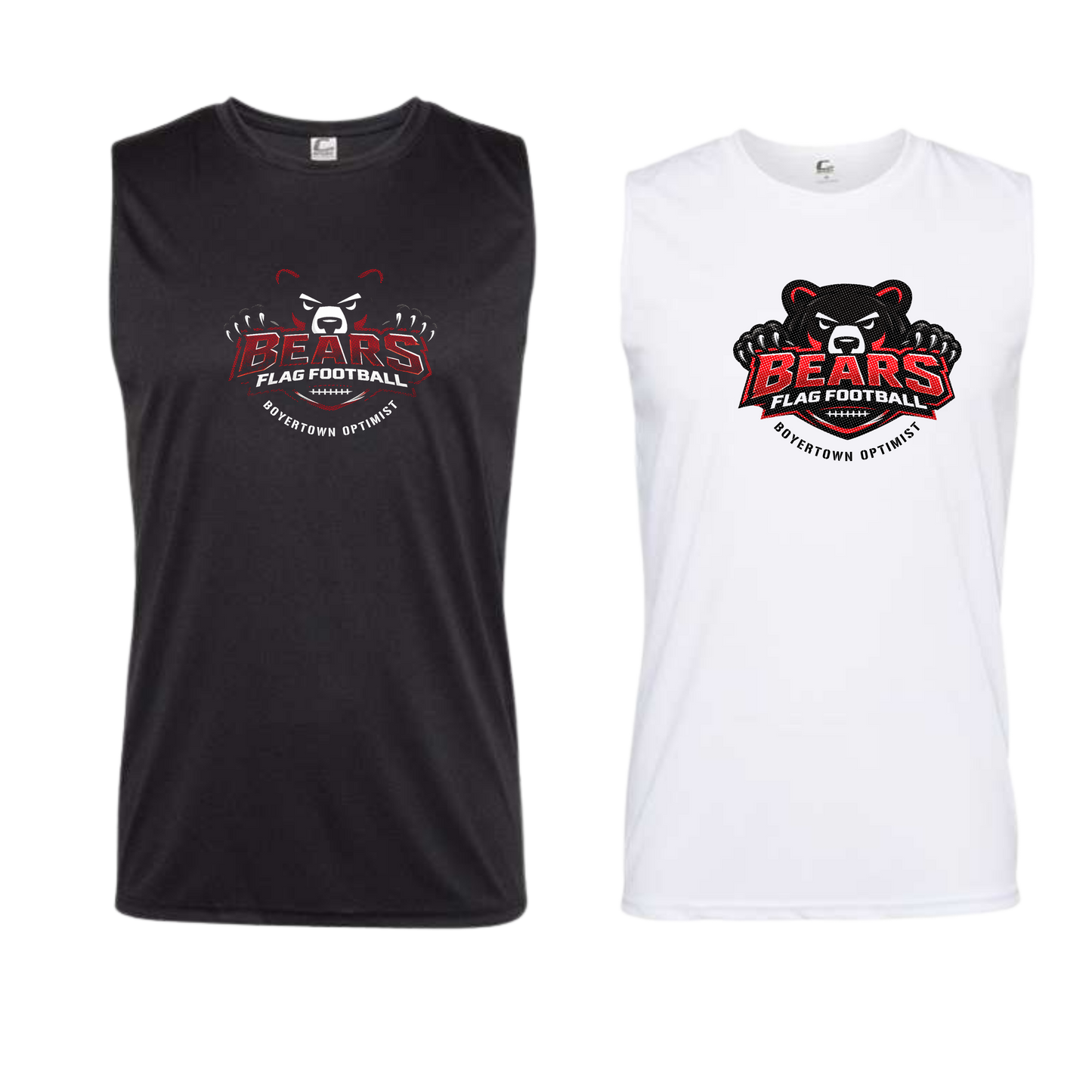 Boyertown Optimist Flag Football Sleeveless Training Tee - Attack