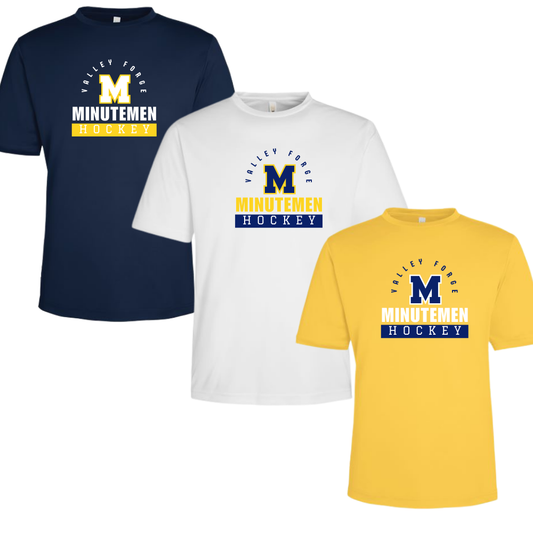 Minutemen Ice Hockey Performance Tee Bold
