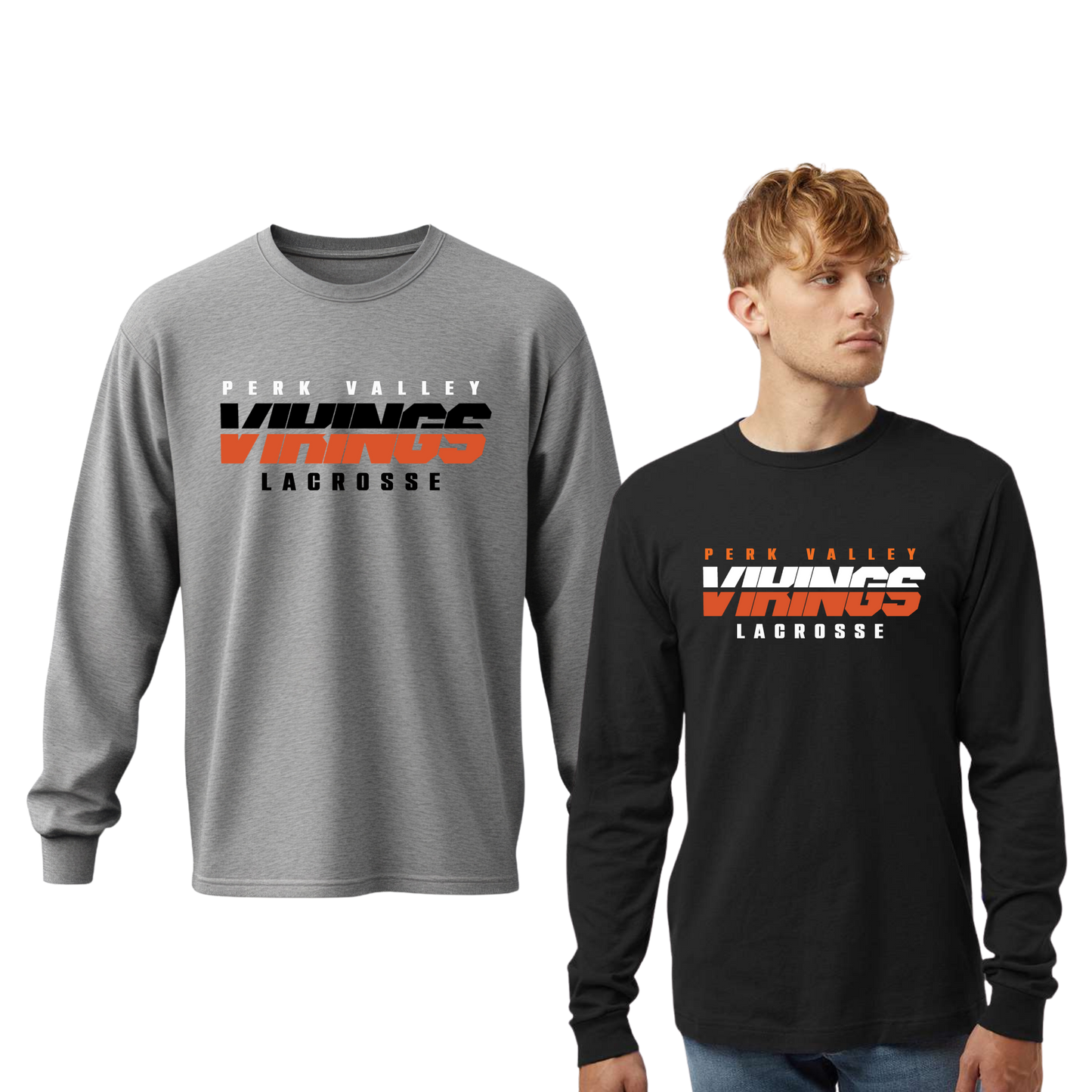 PV LAX Crease Unisex Cotton Long Sleeve Tee