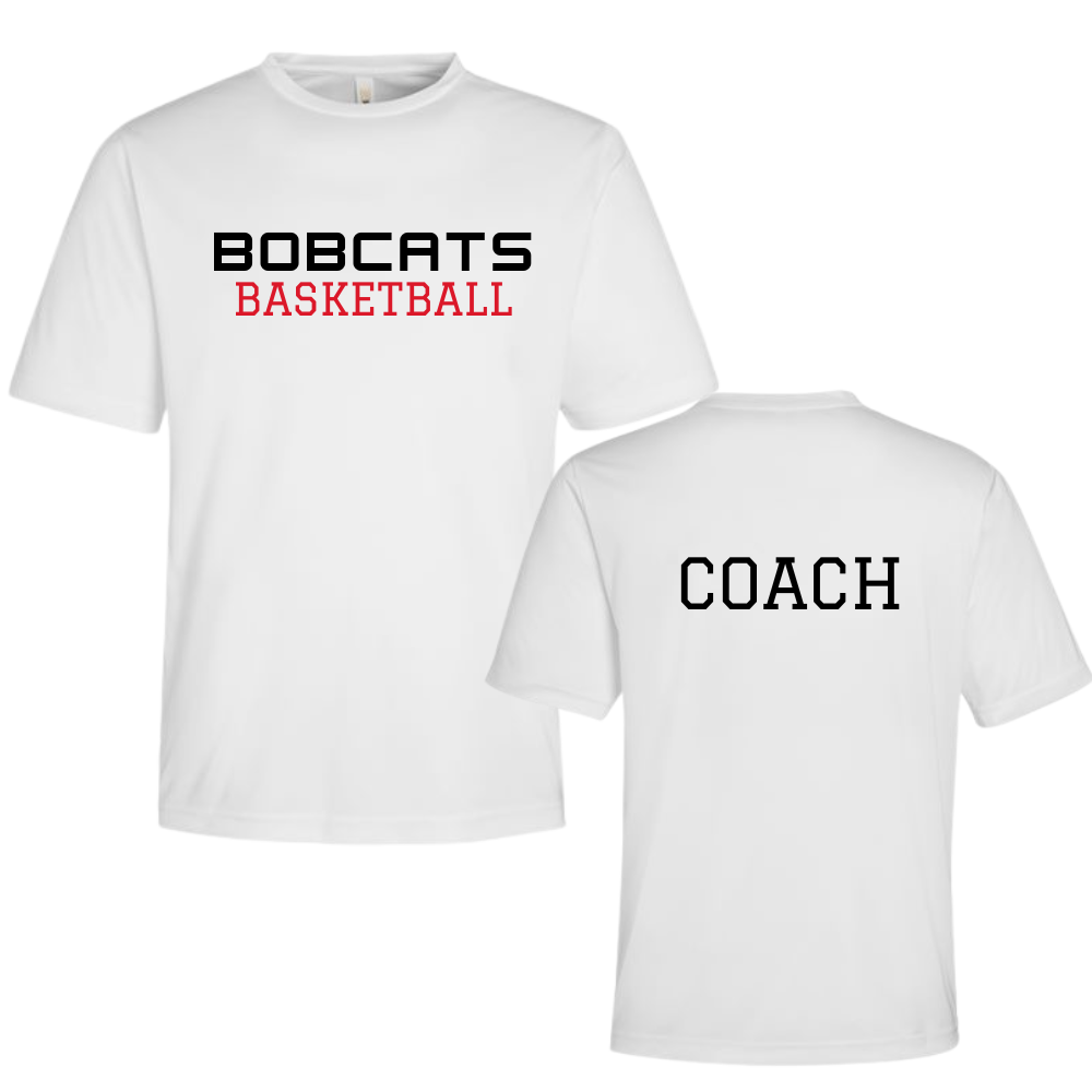 Bobcats Basketball Coaches Dri Fit Tee