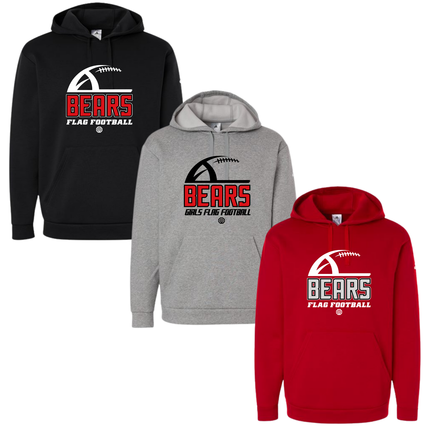 Boyertown Optimist Flag Football Mens & Womens Adidas Hoodie - Zone