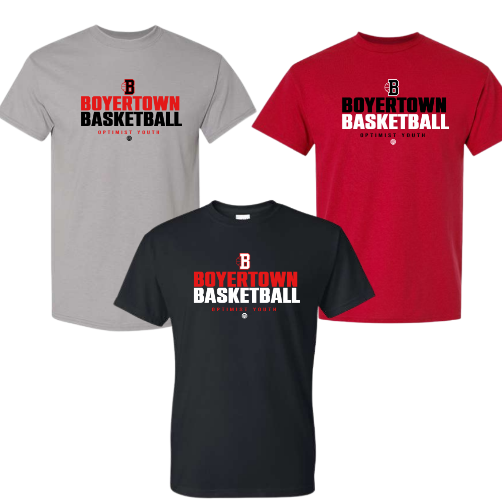 Boyertown Basketball Unisex Blended Tee Courtside