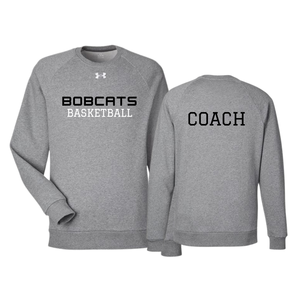 Bobcats Basketball Coaches UA Crewneck