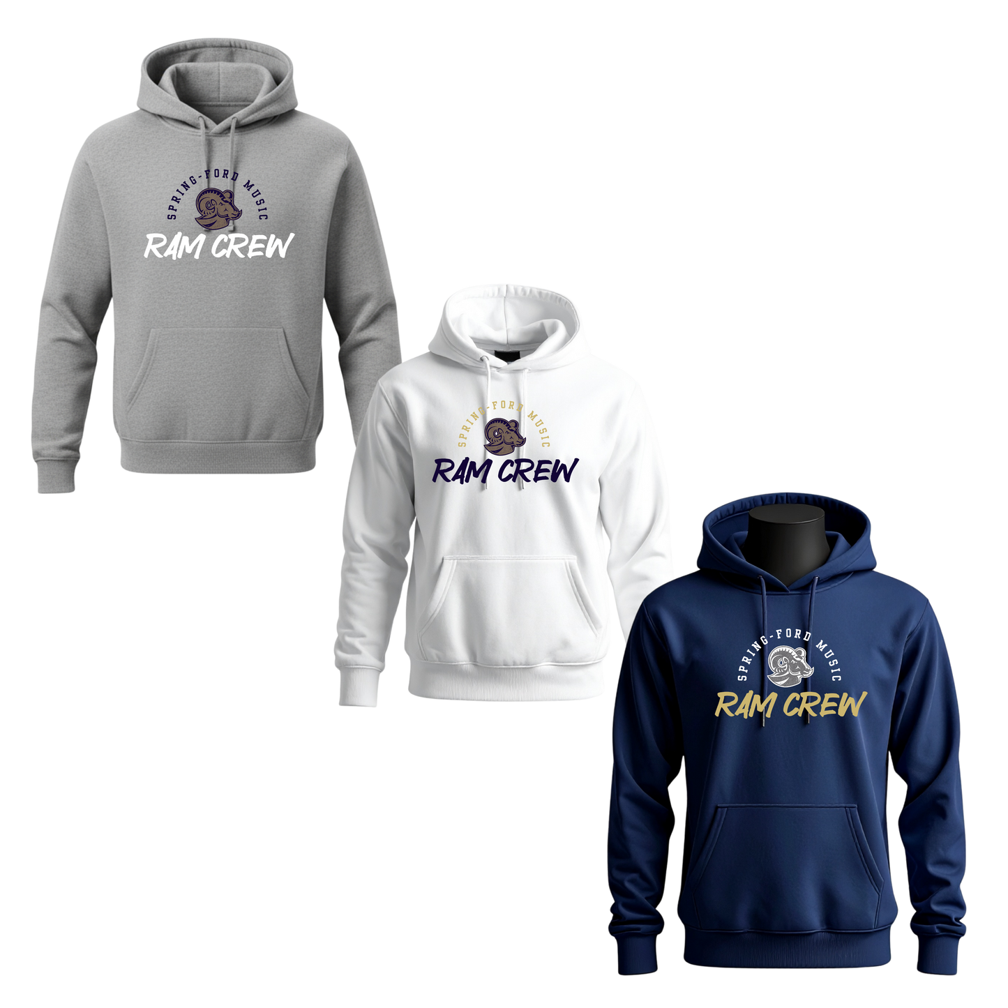 SF Music Unisex Hoodie - Ram Crew