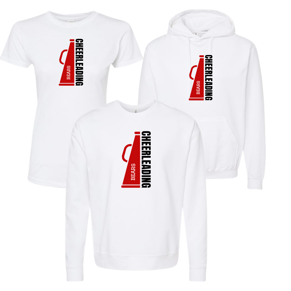 Bears Cheer Squad Design Multiple Colors