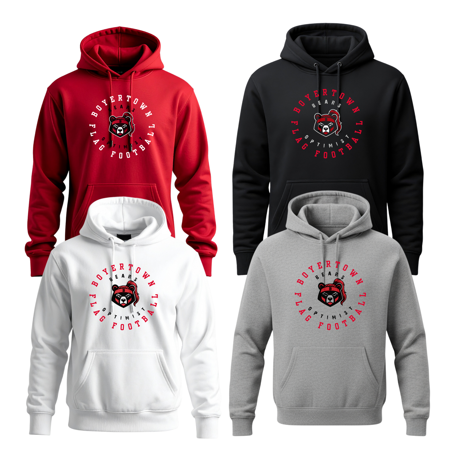 Boyertown Optimist Football Unisex Hoodie - Huddle Up Girls