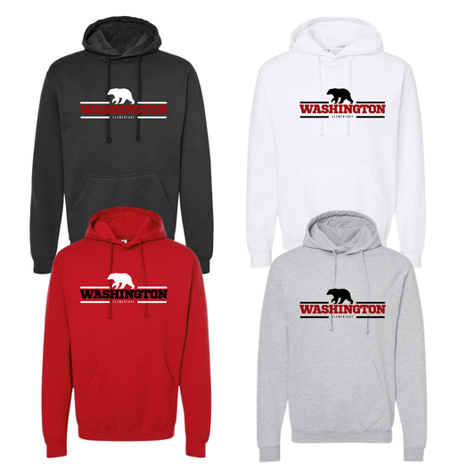 Washington Elem Unisex Hoodie Big Bear