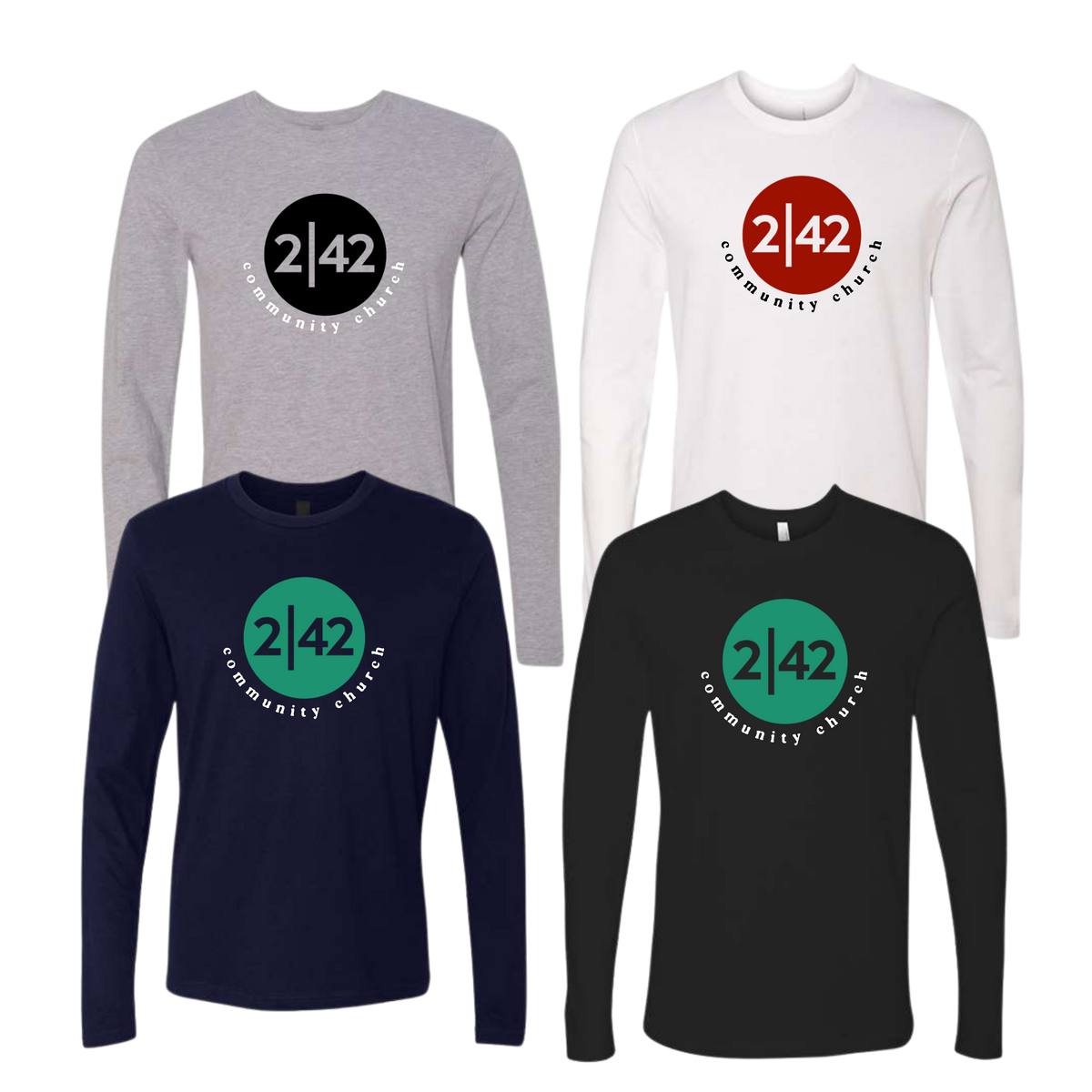242 Community Church Community Unisex LS Cotton Tee