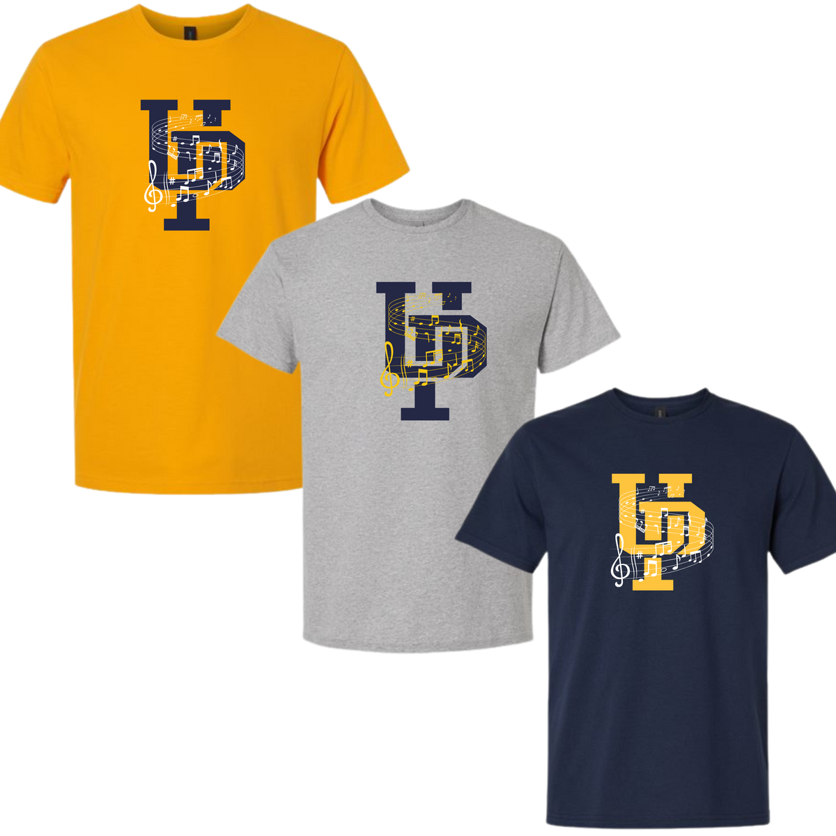 UP Music Unisex Tee Notes