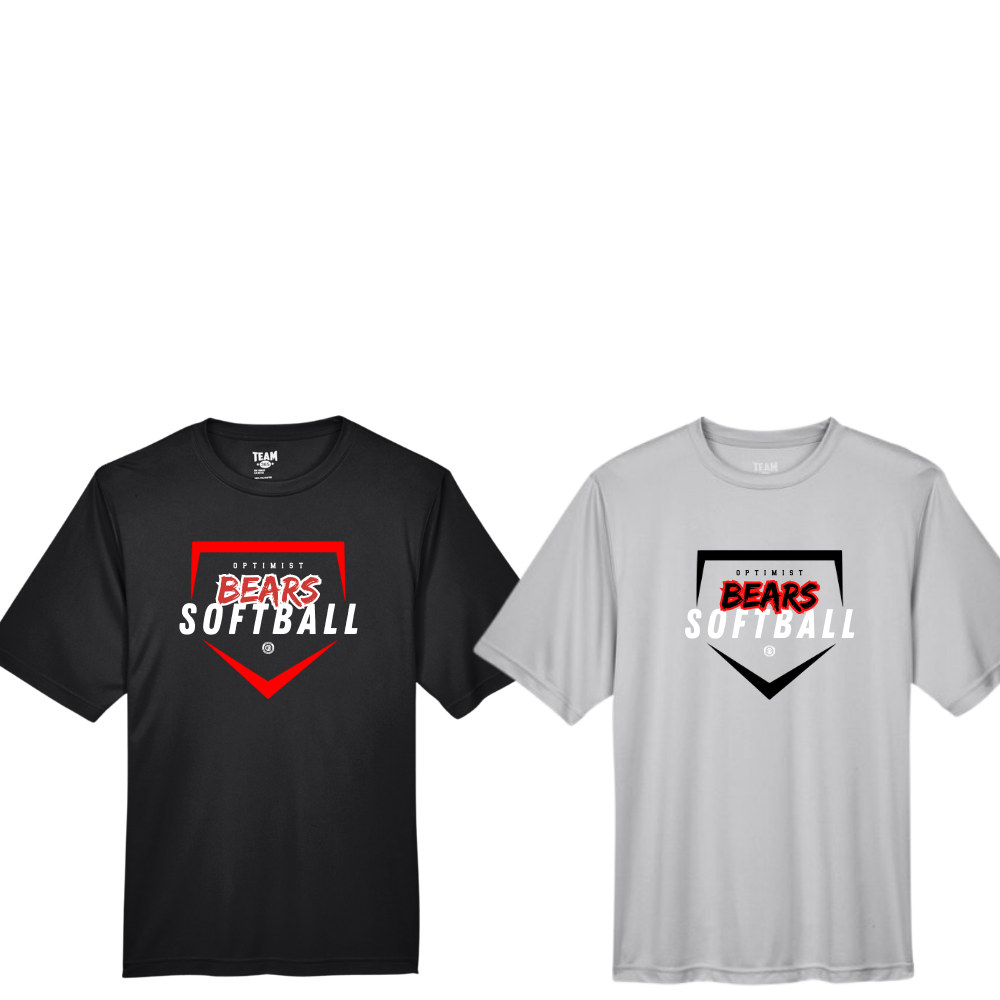 Boyertown Optimist Softball SS Dri - Fit Tee Zone