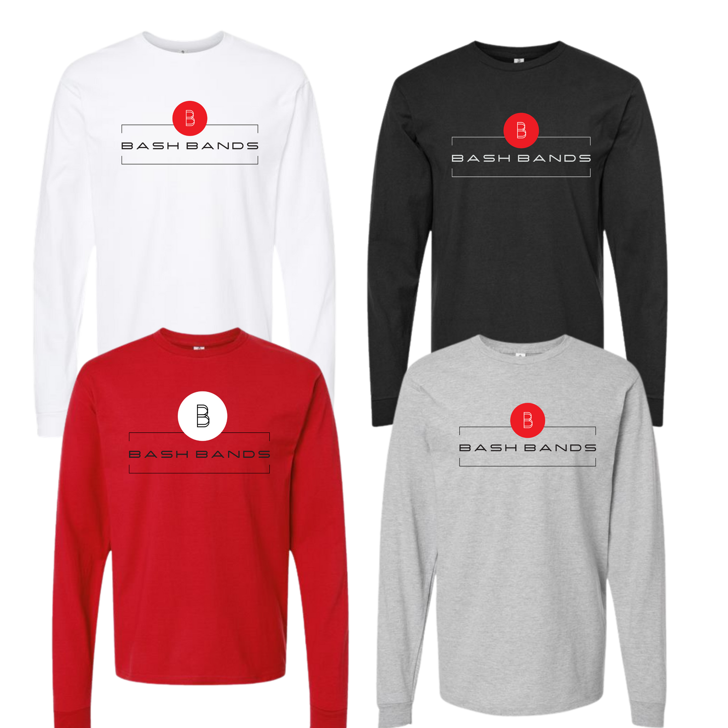 BASH Music Unisex LS Cotton Tee - Bash Bands