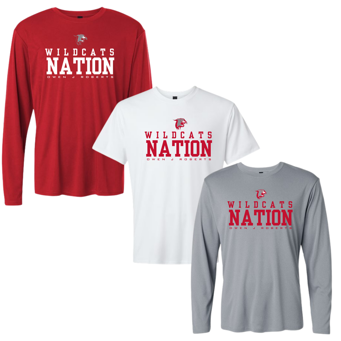 OJR Football Dri Fit Apparel - Wildcat Nation