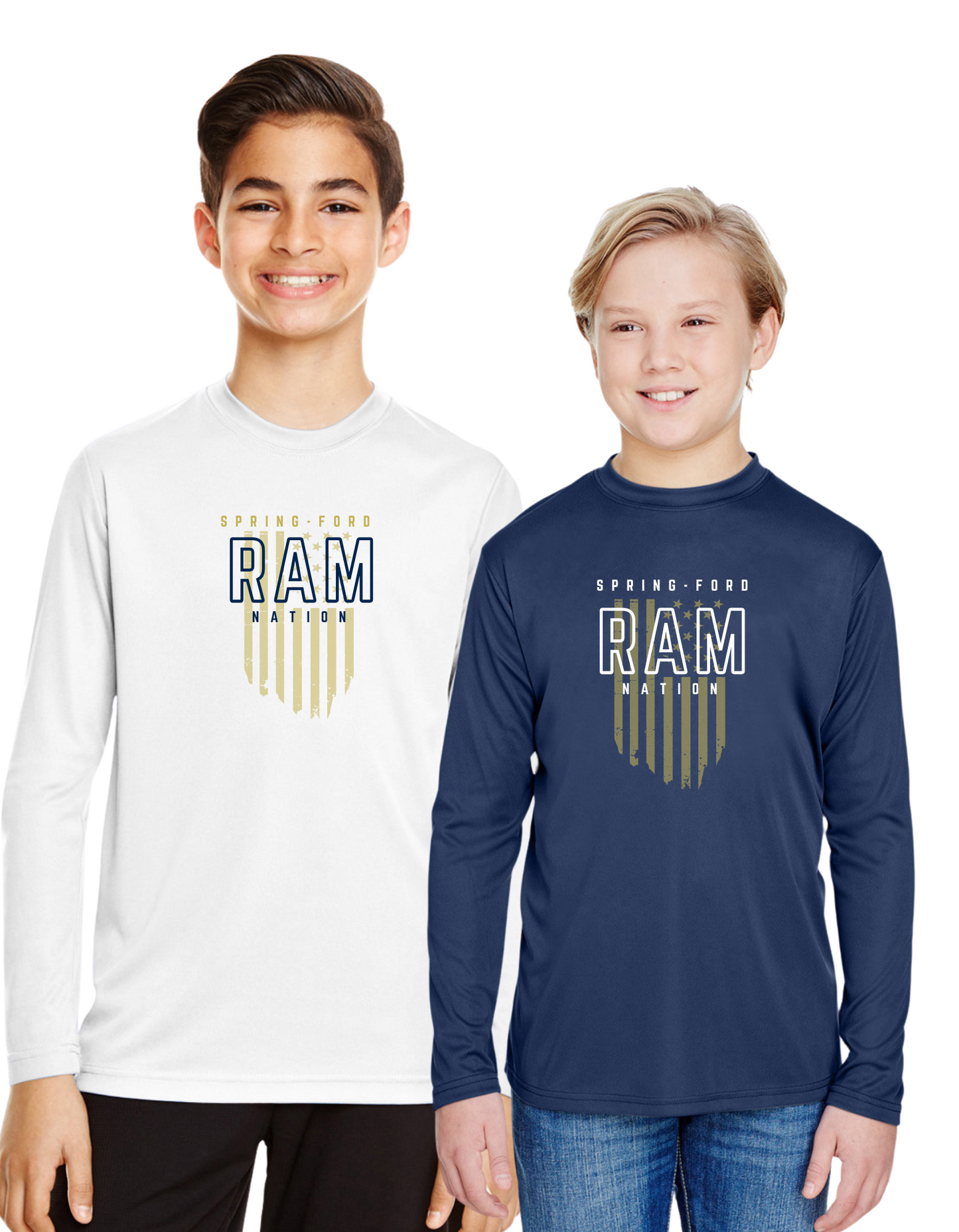 Ram Nation LS Performance Tee Youth & Adult SpringFord Boosters