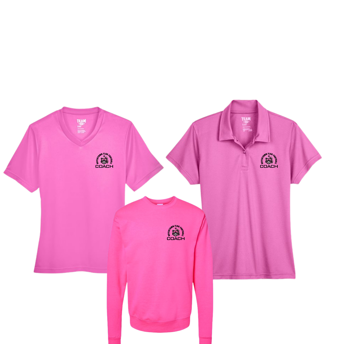Boyertown Optimist Coach Pink Out Girls Flag