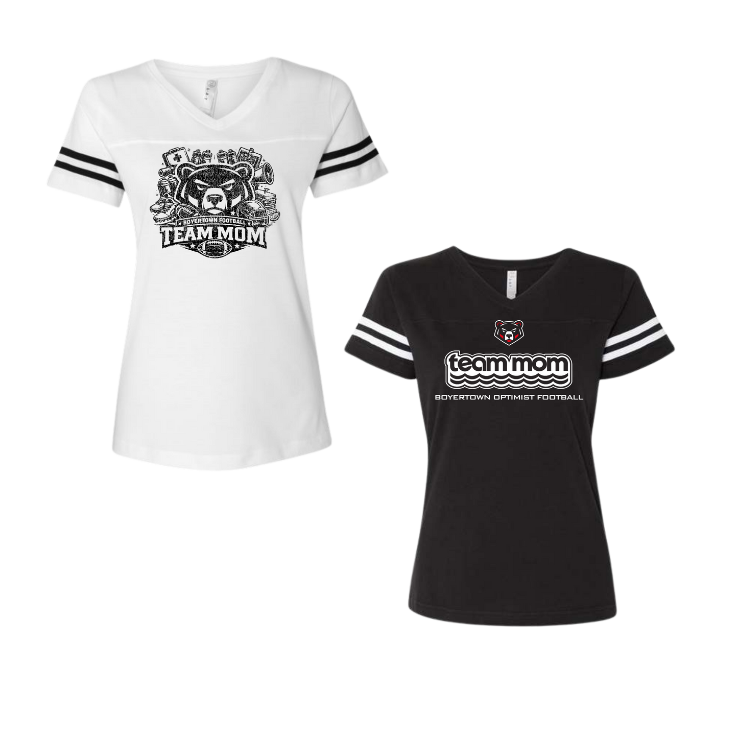Boyertown Optimist Team Mom Jersey Style Tee